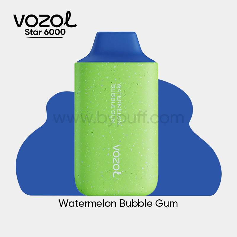 Vozol Star 6000 Watermelon Bubble Gum