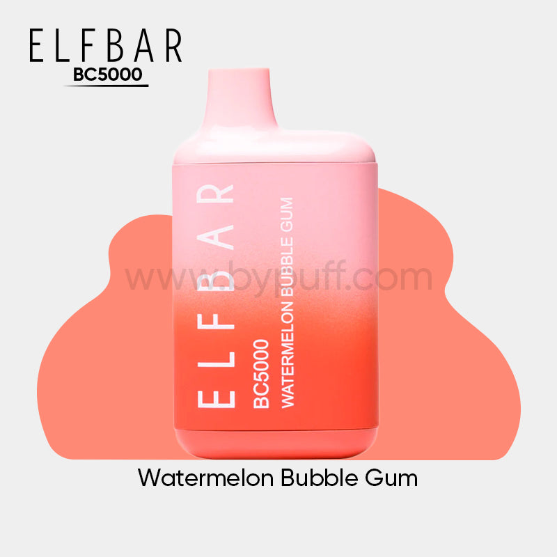 Elf Bar 5000 Watermelon Bubble Gum