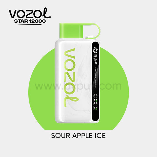 Vozol 12000 Sour Apple ice